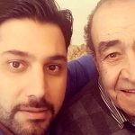 عکسی دلنشین از ایرج خواننده قدیمی در کنار نوه اش!