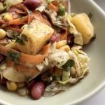 شام امشب با من: سالاد سیب زمینی و لوبیا؛ طعمی متفاوت و تجربه‌ای تازه