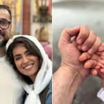 عکسی جالب از سپند امیرسلیمانی در روز تولد فرزندش!
